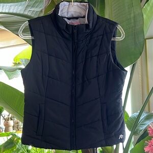 Aeropostale Black Puffer Vest, medium